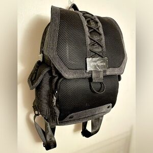 Steve Madden Women’s Denim Bzenni Lace Backpack Gray/Black